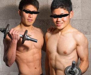 [体育会制覇]〈若斗×竜也〉ド筋肉対決! 迫力の挿れ合いSEX!